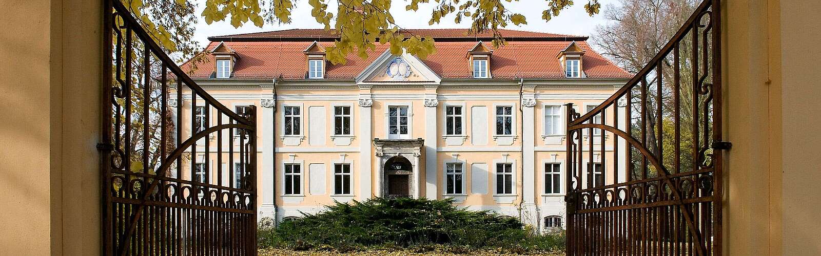 Blick auf das Schloss Stülpe
